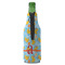 Rubber Duckies & Flowers Zipper Bottle Cooler - BACK (bottle)