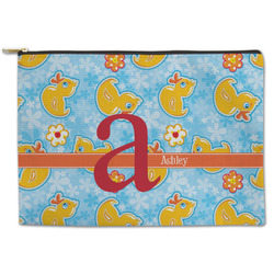 Rubber Duckies & Flowers Zipper Pouch (Personalized)