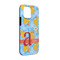 Rubber Duckies & Flowers iPhone 13 Tough Case - Angle