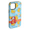 Rubber Duckies & Flowers iPhone 15 Plus Tough Case - Angle