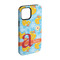 Rubber Duckies & Flowers iPhone 15 Pro Tough Case - Angle