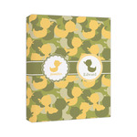 Rubber Duckie Camo Canvas Print - 11x14 (Personalized)