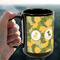 Rubber Duckie Camo 15oz. Black Mug - LIFESTYLE