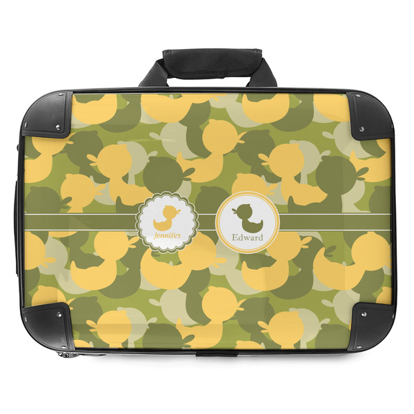 Custom Rubber Duckie Camo Hard Shell Briefcase - 18" (Personalized)