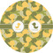 Rubber Duckie Camo 2" Multipurpose Round Labels - Single Sticker