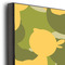 Rubber Duckie Camo 20x30 Wood Print - Closeup