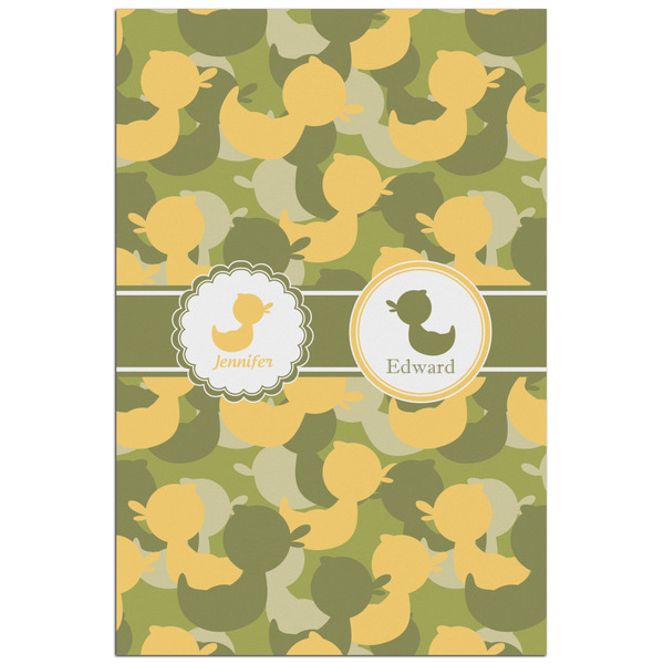 Custom Rubber Duckie Camo Poster - Matte - 24x36 (Personalized)