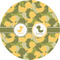 Rubber Duckie Camo 3" Multipurpose Round Labels - Single Sticker