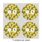 Rubber Duckie Camo 4" Multipurpose Round Labels - Sheet