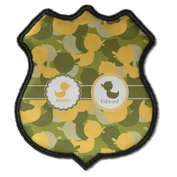 Rubber Duckie Camo Iron On Shield Patch C w/ Multiple Names