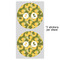 Rubber Duckie Camo 5" Multipurpose Round Label - Sheet