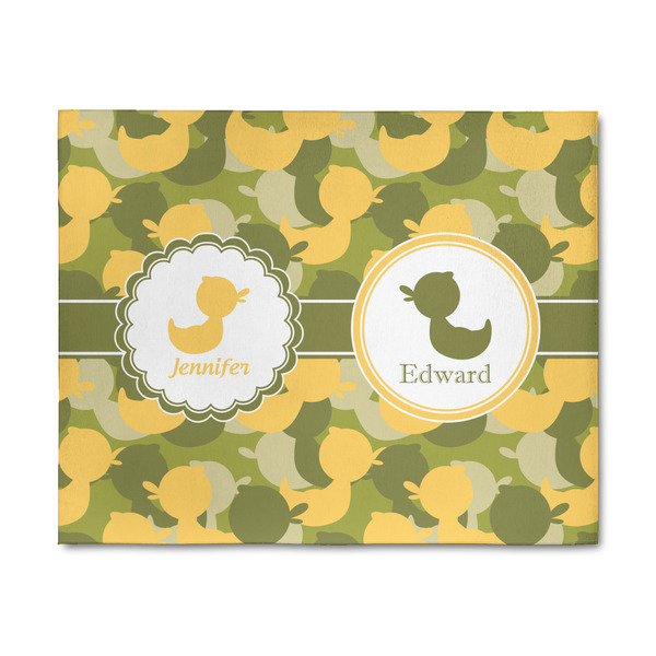 Custom Rubber Duckie Camo 8' x 10' Indoor Area Rug (Personalized)