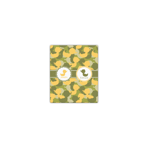 Custom Rubber Duckie Camo Canvas Print - 8x10 (Personalized)