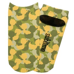 Rubber Duckie Camo Adult Ankle Socks