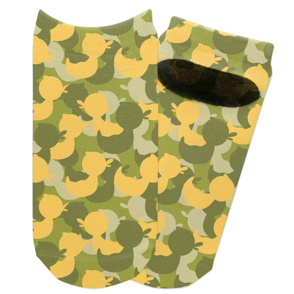 Custom Rubber Duckie Camo Adult Ankle Socks