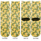 Rubber Duckie Camo Adult Crew Socks - Double Pair - Front and Back - Apvl