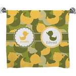 Rubber Duckie Camo Bath Towel (Personalized)