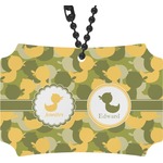 Rubber Duckie Camo Rear View Mirror Ornament (Personalized)