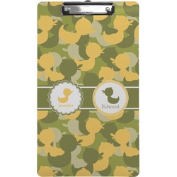 Rubber Duckie Camo Clipboard (Legal Size) (Personalized)