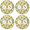 Rubber Duckie Camo Coaster Round Rubber Back - Apvl