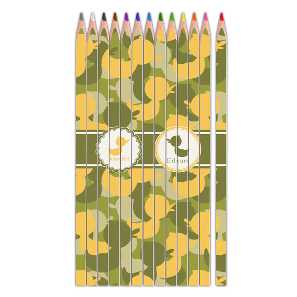 Custom Rubber Duckie Camo Colored Pencils (Personalized)