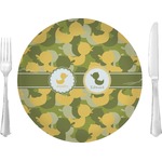 Rubber Duckie Camo 10" Glass Lunch / Dinner Plates - Single or Set (Personalized)