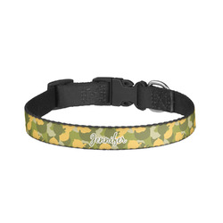 Rubber Duckie Camo Dog Collar - Large (Personalized)