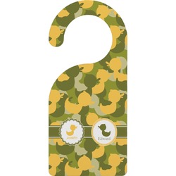 Rubber Duckie Camo Door Hanger (Personalized)