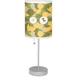 Rubber Duckie Camo 7" Drum Lamp with Shade Linen (Personalized)