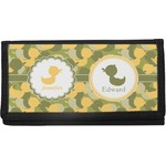 Rubber Duckie Camo Canvas Checkbook Cover (Personalized)