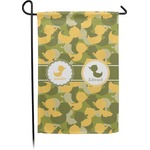 Rubber Duckie Camo Small Garden Flag - Double Sided w/ Multiple Names