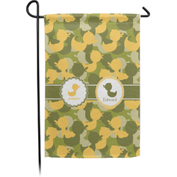 Rubber Duckie Camo Garden Flag (Personalized)