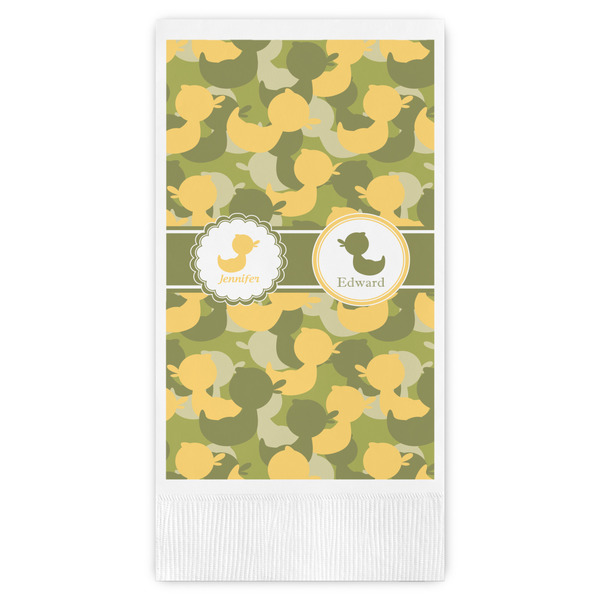 Custom Rubber Duckie Camo Guest Paper Towels - Full Color (Personalized)