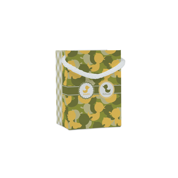 Custom Rubber Duckie Camo Jewelry Gift Bags - Gloss (Personalized)