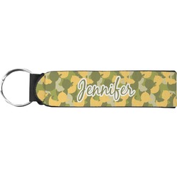 Rubber Duckie Camo Neoprene Keychain Fob (Personalized)