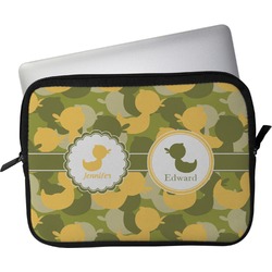 Rubber Duckie Camo Laptop Sleeve / Case - 13" (Personalized)