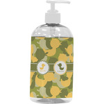 Rubber Duckie Camo Plastic Soap / Lotion Dispenser (16 oz - Large - White) (Personalized)