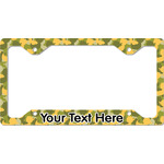 Rubber Duckie Camo License Plate Frame - Style C (Personalized)