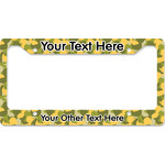 Rubber Duckie Camo License Plate Frame - Style B (Personalized)