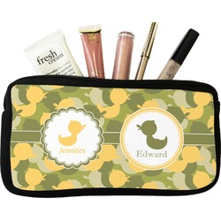 Rubber Duckie Camo Makeup / Cosmetic Bag (Personalized)