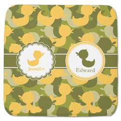 Rubber Duckie Camo Memory Foam Bath Mat - 48"x48" (Personalized)