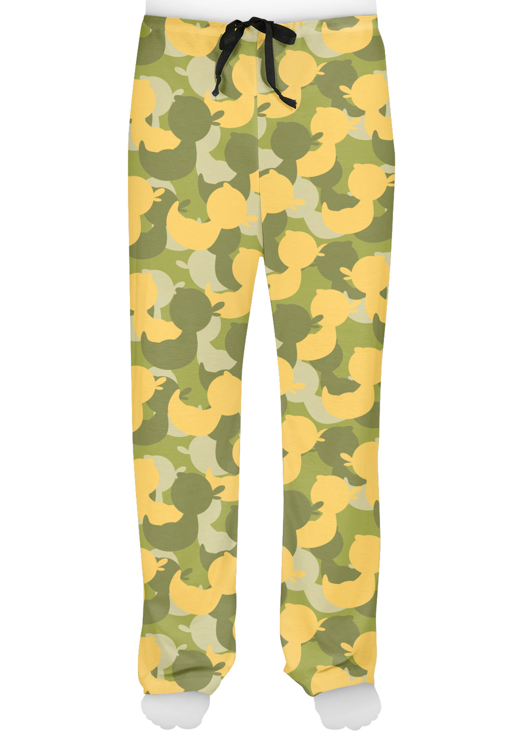 Rubber Duckie Camo Mens Pajama Pants (Personalized) - YouCustomizeIt