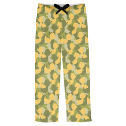 Rubber Duckie Camo Mens Pajama Pants - XS