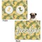 Rubber Duckie Camo Microfleece Dog Blanket - Regular - Front & Back