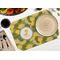 Rubber Duckie Camo Octagon Placemat - Single front (LIFESTYLE) Flatlay