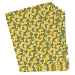 Rubber Duckie Camo Binder Tab Divider - Set of 5 (Personalized)