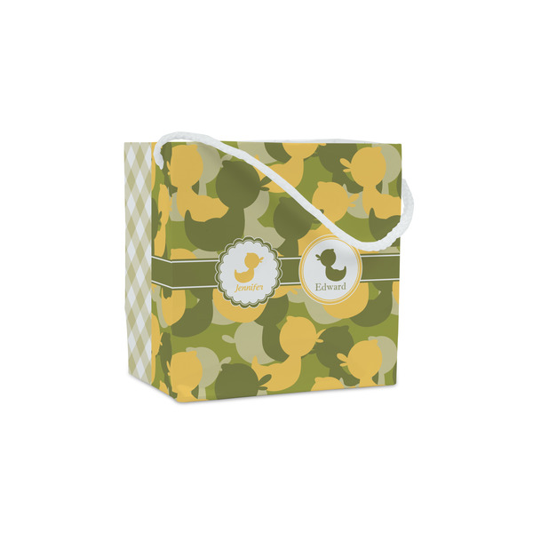 Custom Rubber Duckie Camo Party Favor Gift Bags - Matte (Personalized)