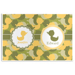 Rubber Duckie Camo Disposable Paper Placemats (Personalized)