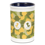 Rubber Duckie Camo Ceramic Pencil Holders - Blue