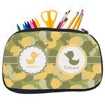 Rubber Duckie Camo Neoprene Pencil Case - Medium w/ Multiple Names